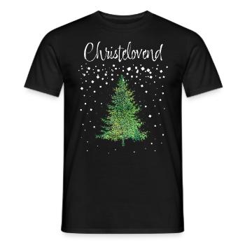 Fastelovend Karneval Weihnachtszeit Christbaum - Männer T-Shirt - Schwarz - Vorne - AI Model Male 178 light (178cm)