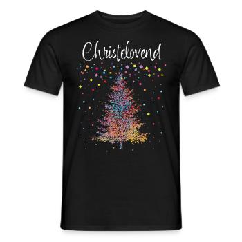 Karneval Fastelovend Christbaum Weihnachtsmuffel - Männer T-Shirt - Schwarz - Vorne - AI Model Male 178 light (178cm)