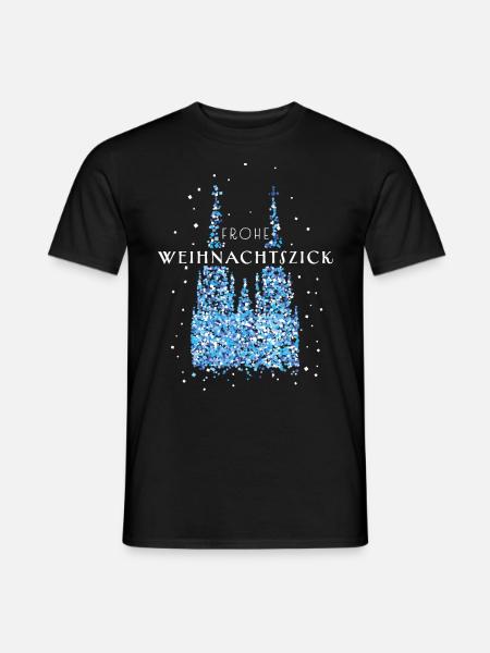Kölner Dom Weihnachtszeit Köln Kölsch Heiligabend - Männer T-Shirt - Schwarz