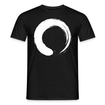 Buddhism Circle Symbol For Buddhism Believer - Men's T-Shirt - black - Front - AI Model Male 178 light (178cm)