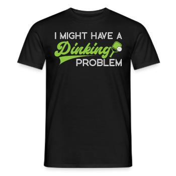 Pickleball Pun I Might Have A - Men's T-Shirt - black - Front - AI Model Male 178 light (178cm)