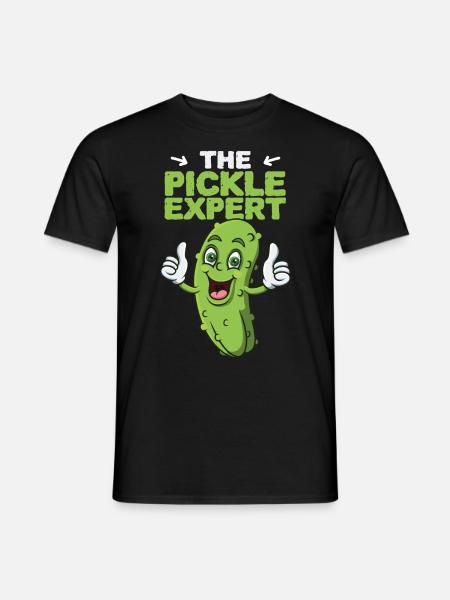 L’expert du cornichon - T-shirt homme - noir