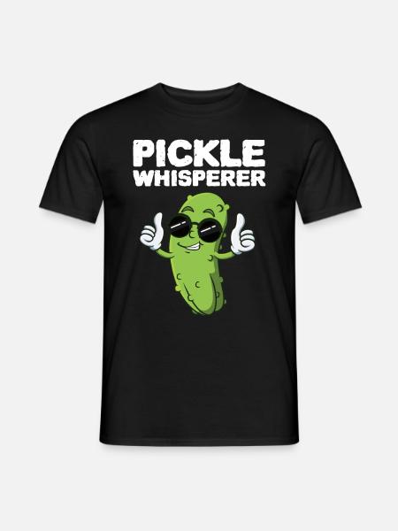 Pickle Whisperer - Men's T-Shirt - black