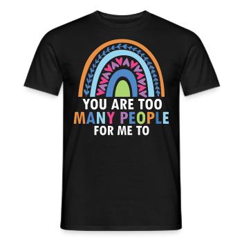 Dyslexia Therapy for Dyslexia Month - Men's T-Shirt - black - Front - AI Model Male 178 light (178cm)