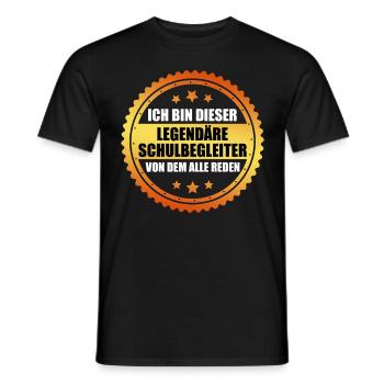 Inclusion I am the legendary school companion - Men's T-Shirt - black - Front - AI Model Male 178 light (178cm)
