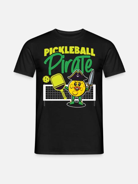 Pickleball Pirate Pickleball - T-shirt homme - noir