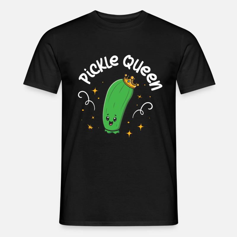 Pickle Queen - Männer T-Shirt - Schwarz