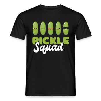Pickle Squad - T-shirt homme - noir - Devant - AI Model Male 178 light (178cm)