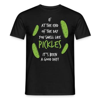 Pickles - T-shirt homme - noir - Devant - AI Model Male 178 light (178cm)