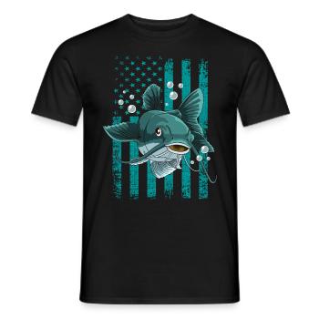 wels - Männer T-Shirt - Schwarz - Vorne - AI Model Male 178 light (178cm)