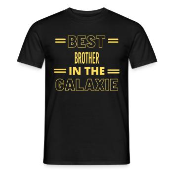 Das Beste aller Zeiten IN THE GALAXIE BROTHER - Männer T-Shirt - Schwarz - Vorne - AI Model Male 178 light (178cm)