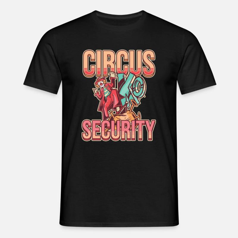 Circus Security - Männer T-Shirt - Schwarz