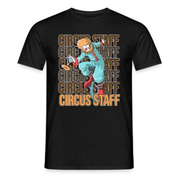 Sécurité du cirque - T-shirt homme - noir - Devant - AI Model Male 178 light (178cm)