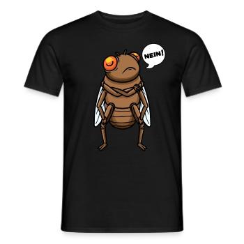Cigale Insecte Têtu Pas d’entomologiste entomologiste - T-shirt homme - noir - Devant - AI Model Male 178 light (178cm)