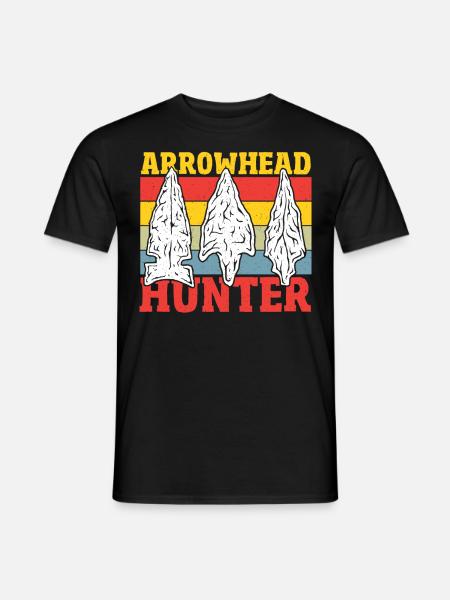 Arrowhead Hunter Arrowhead Hunting Arrowhead - Men's T-Shirt - black