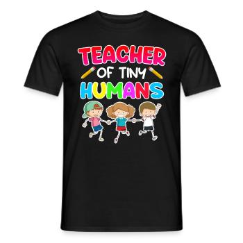 My profession is kindergarten teacher kindergarten - Men's T-Shirt - black - Front - AI Model Male 178 light (178cm)