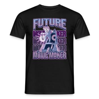Future Movie Maker - T-shirt homme - noir - Devant - AI Model Male 178 light (178cm)