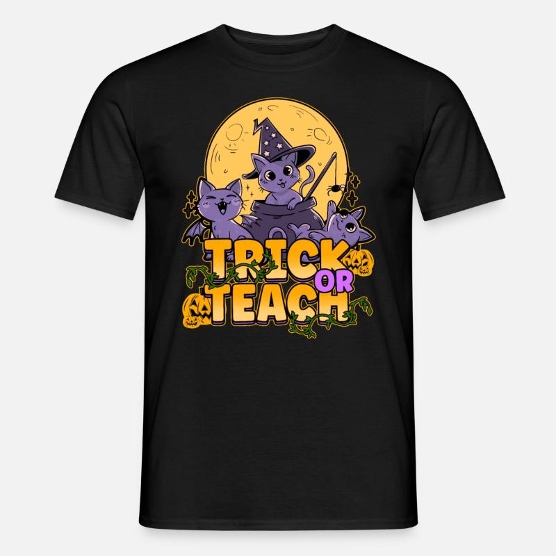 Trick Or Teach - Männer T-Shirt - Schwarz