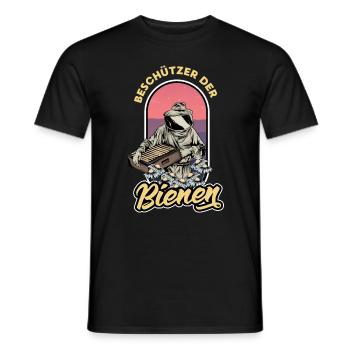 Protecteur des abeilles - T-shirt homme - noir - Devant - AI Model Male 178 light (178cm)