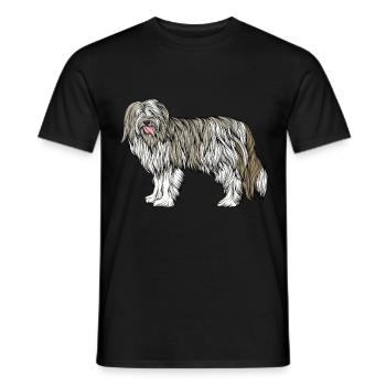 Chien - T-shirt homme - noir - Devant - AI Model Male 178 light (178cm)