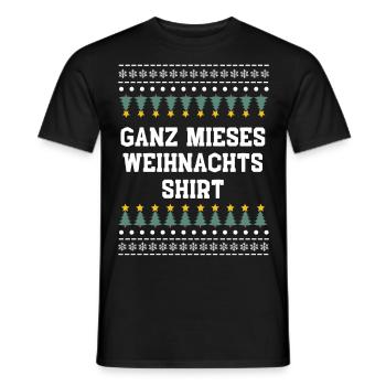 Ganz mieses Weihnachtsshirt - Männer T-Shirt - Schwarz - Vorne - AI Model Male 178 light (178cm)
