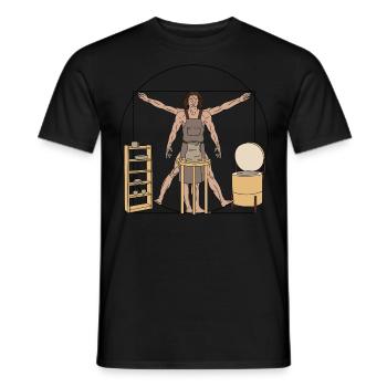 Töpfer Kunst DIY Keramik Lustiges Töpfern - Männer T-Shirt - Schwarz - Vorne - AI Model Male 178 light (178cm)