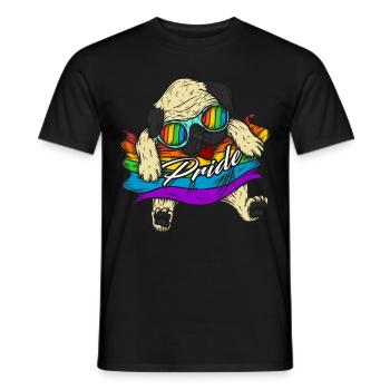 Carlin Gay Pride Gay Pride LGBT Pride - T-shirt homme - noir - Devant - AI Model Male 178 light (178cm)