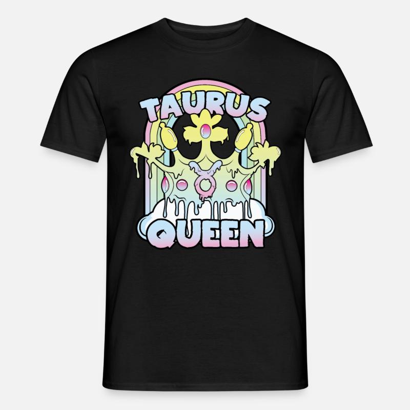 Stier Queen - Männer T-Shirt - Schwarz