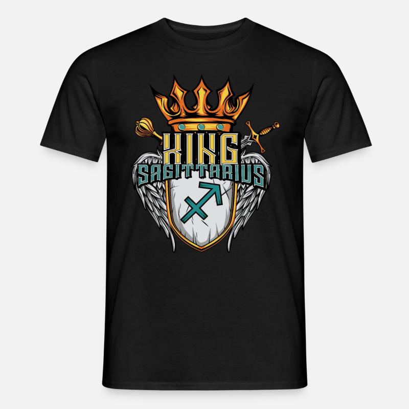 Schütze Sternzeichen - Männer T-Shirt - Schwarz
