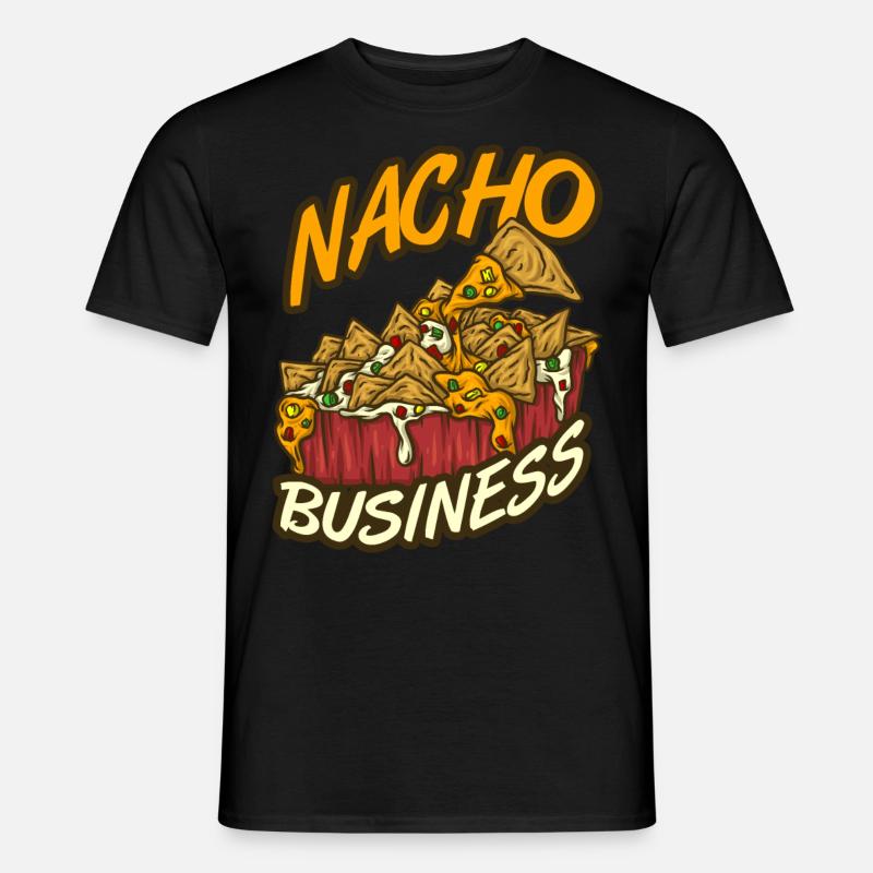 Nachos - Männer T-Shirt - Schwarz