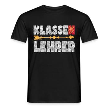 Klassenlehrer ich bin ein klasse Lehrer - Männer T-Shirt - Schwarz - Vorne - AI Model Male 178 light (178cm)