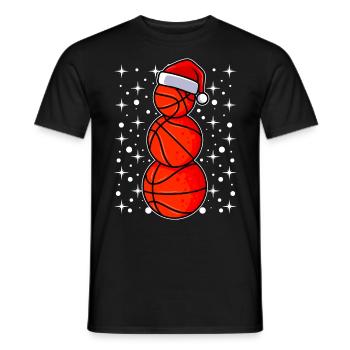 Joueurs de basket-ball Joueurs de basket-ball Joueurs de basket-ball - T-shirt homme - noir - Devant - AI Model Male 178 light (178cm)