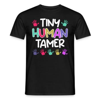 Jardin d’enfants Kinderzähmer Jardin d’enfants Erzieher - T-shirt homme - noir - Devant - AI Model Male 178 light (178cm)