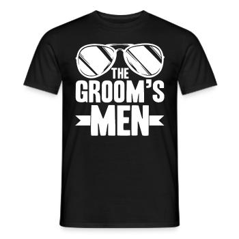 Les Grooms Men - T-shirt homme - noir - Devant - AI Model Male 178 light (178cm)