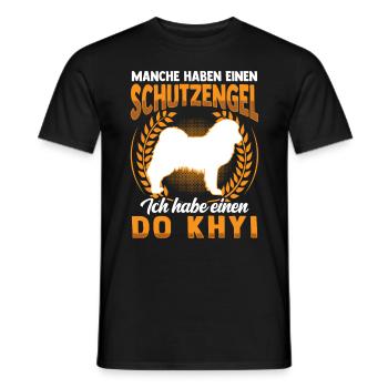 Do Khyi Schutzengel Tibetmastiff Tibetdogge - Männer T-Shirt - Schwarz - Vorne - AI Model Male 178 light (178cm)