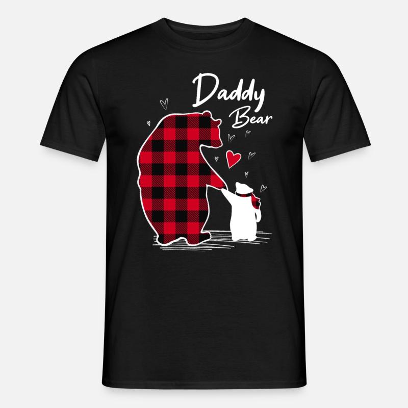 Daddy Bear - Männer T-Shirt - Schwarz