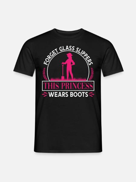 Farming Farmer Forget Glass - Men's T-Shirt - black
