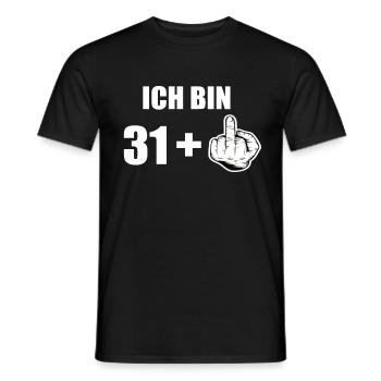 32 Geburtstag - Männer T-Shirt - Schwarz - Vorne - AI Model Male 178 light (178cm)