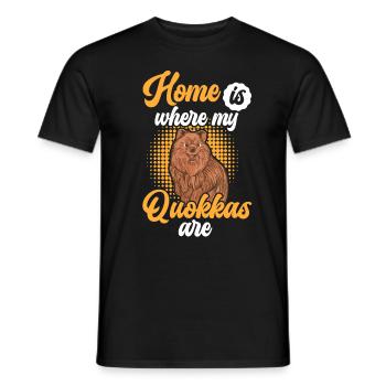 Quokka est ma maison Mars Australie - T-shirt homme - noir - Devant - AI Model Male 178 light (178cm)