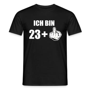 24 Geburtstag - Männer T-Shirt - Schwarz - Vorne - AI Model Male 178 light (178cm)