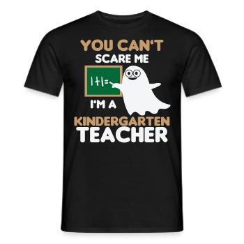 Enseignant professeur d'école primaire formation des professeurs d'école - T-shirt homme - noir - Devant - AI Model Male 178 light (178cm)