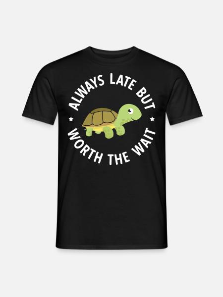 Schildkröten - Männer T-Shirt - Schwarz