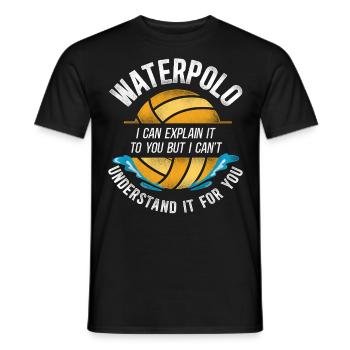 Water Polo Vintage Water Polo I - Männer T-Shirt - Schwarz - Vorne - AI Model Male 178 light (178cm)