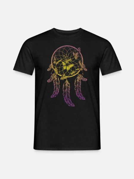 Traumfänger - Männer T-Shirt - Schwarz