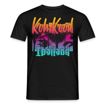 Koh Kood Thailand - Männer T-Shirt - Schwarz - Vorne - AI Model Male 178 light (178cm)
