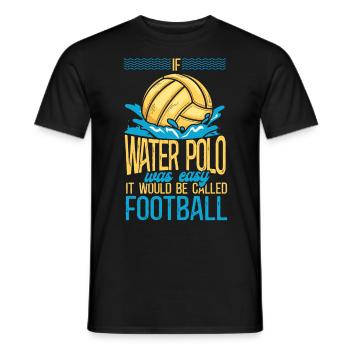 Water Polo Vintage If Water Polo - Männer T-Shirt - Schwarz - Vorne - AI Model Male 178 light (178cm)