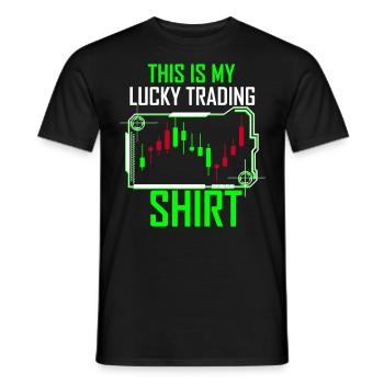 Trading Geld - Männer T-Shirt - Schwarz - Vorne - AI Model Male 178 light (178cm)