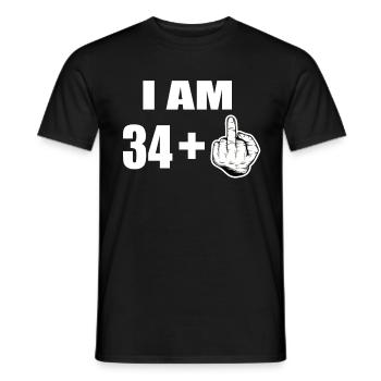 35 Geburtstag - Männer T-Shirt - Schwarz - Vorne - AI Model Male 178 light (178cm)