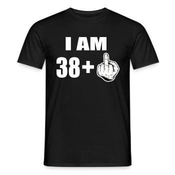 39 Geburtstag - Männer T-Shirt - Schwarz - Vorne - AI Model Male 178 light (178cm)