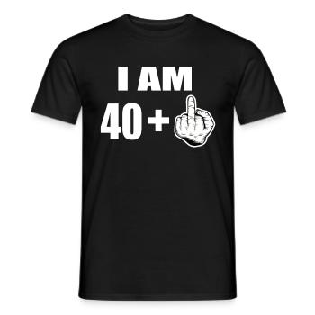41 Geburtstag - Männer T-Shirt - Schwarz - Vorne - AI Model Male 178 light (178cm)